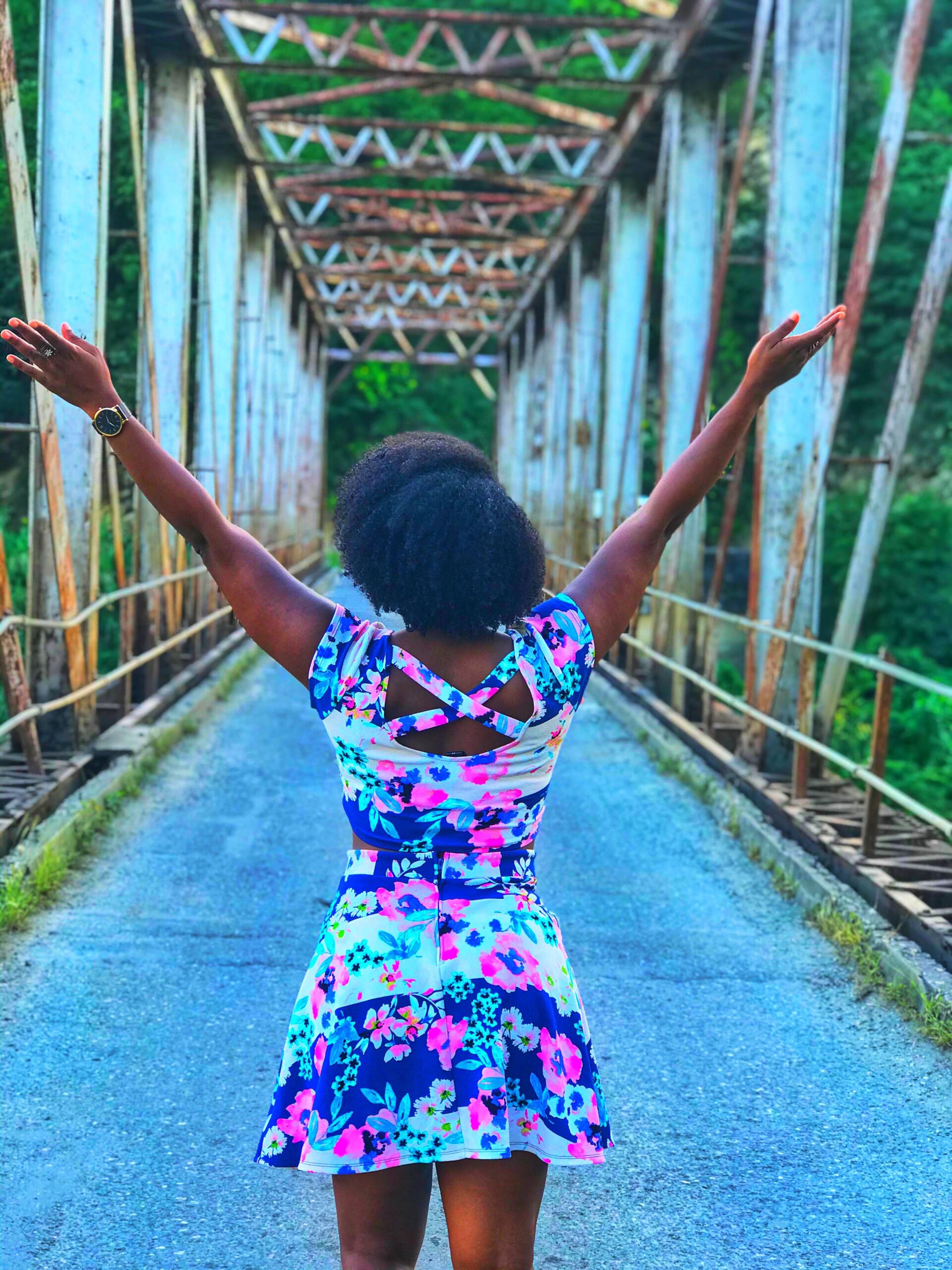 Jattractions on a bridge in St. Thomas, Jamaica